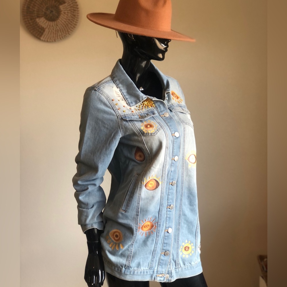 Evil Eye Denim Jacket